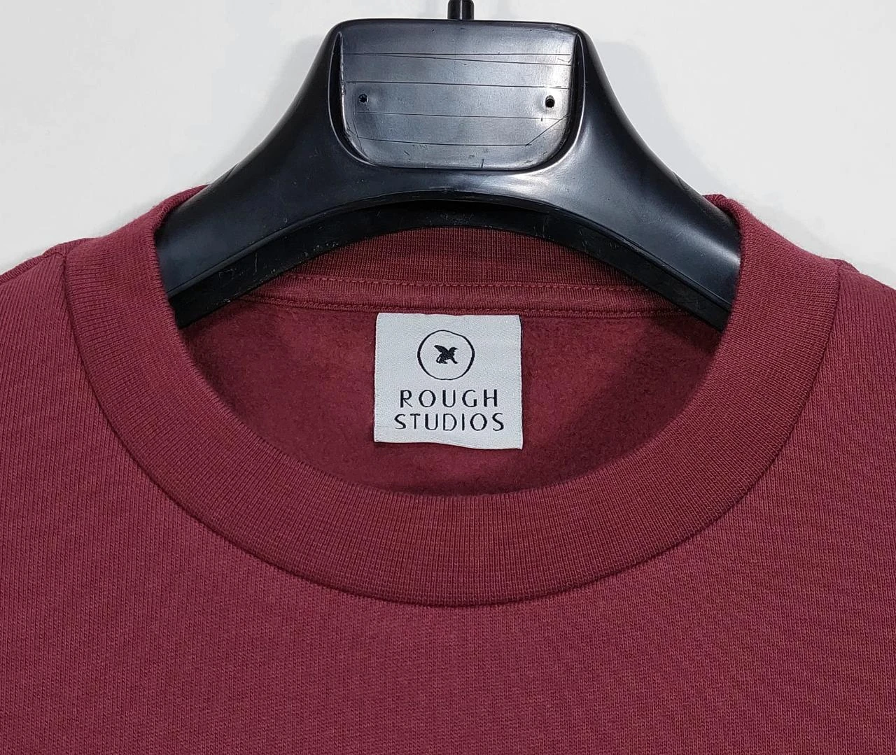 Rough Studios print cotton sweatshirt - burgundy S – photo 2